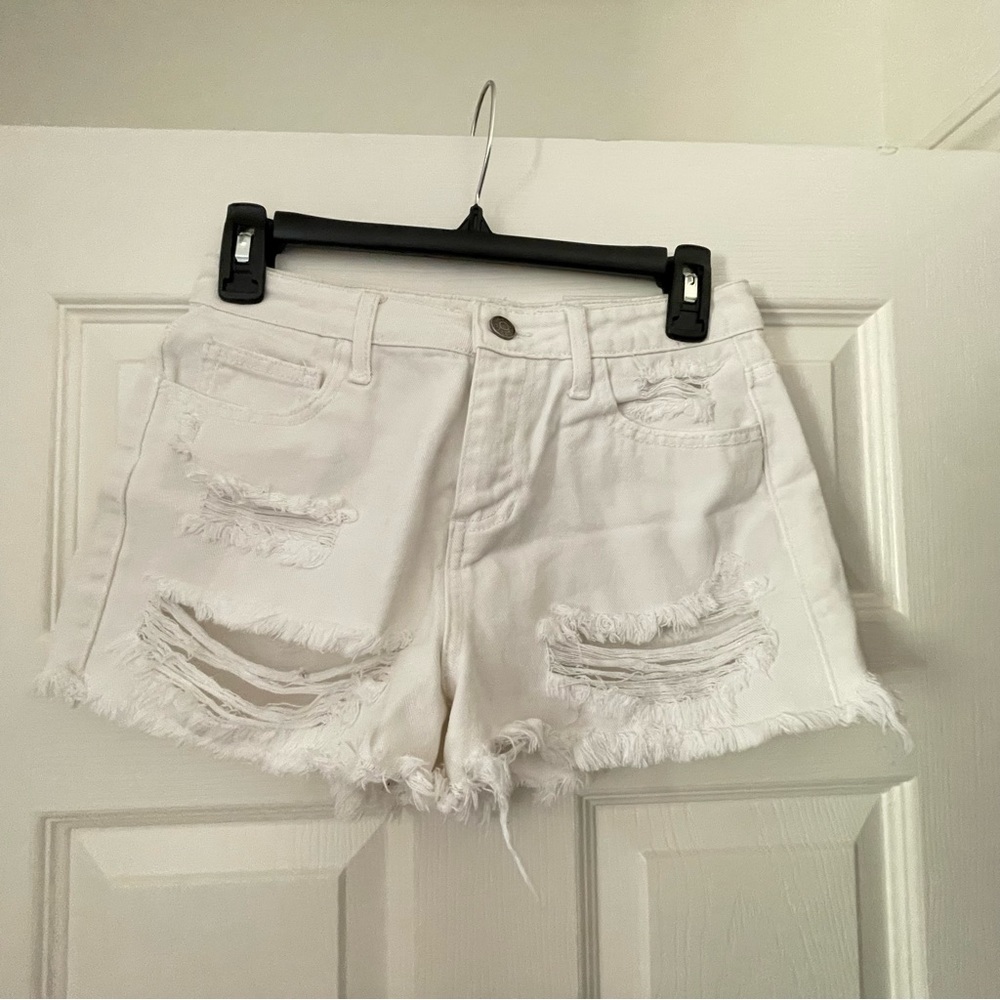 Cello XS white short & Shein M black short